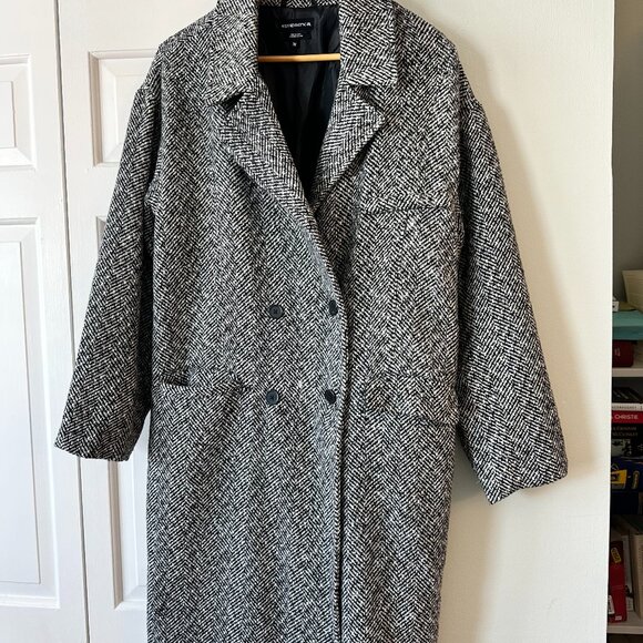 Womens medium long wool coat - Picture 1 of 5